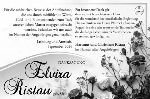 Danksagung Elvira Ristau