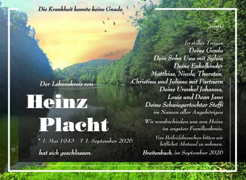 Traueranzeige_Heinz Placht