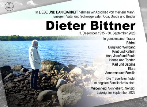 Traueranzeige_Dieter Bittner