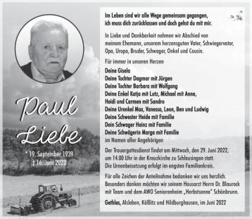 Traueranzeige