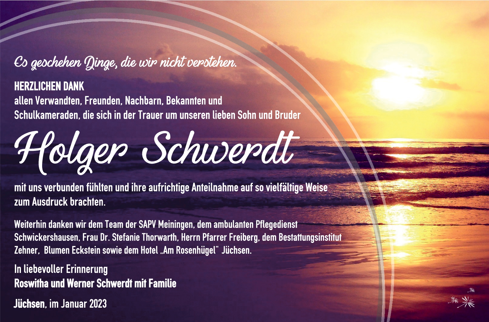 Holger Schwerdt Trauerportal Zehner